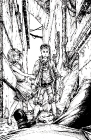Bloodlust antológia: Cryweni történetek - A Neopolisz gyermekei (novella borító, tollrajz)