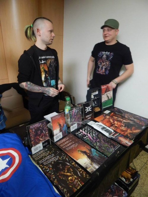Bloodlust képregények (és a készítőik) a 29. KépregényBörzén (by Bene Gábor)