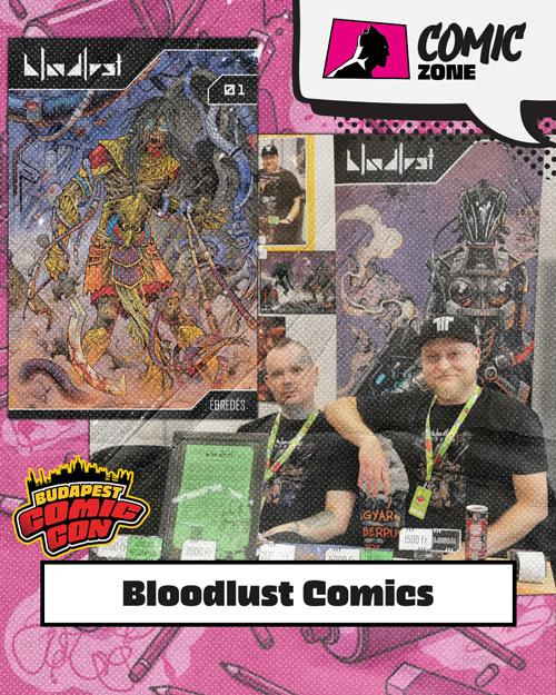 Bloodlust képregények a Budapest Comic Con 2026-on