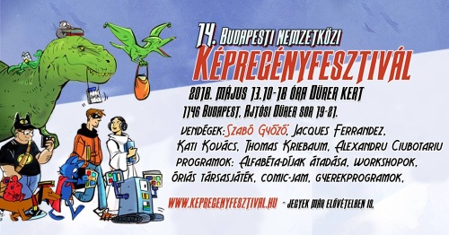 14. Budapesti Nemzetközi Képregényfesztivál 2018. május 13-án a Dürer Kertben